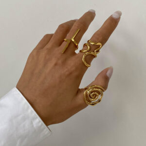 Titanium steel adjustable ring