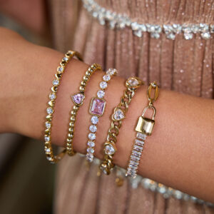 Gold Tennis Bracelet